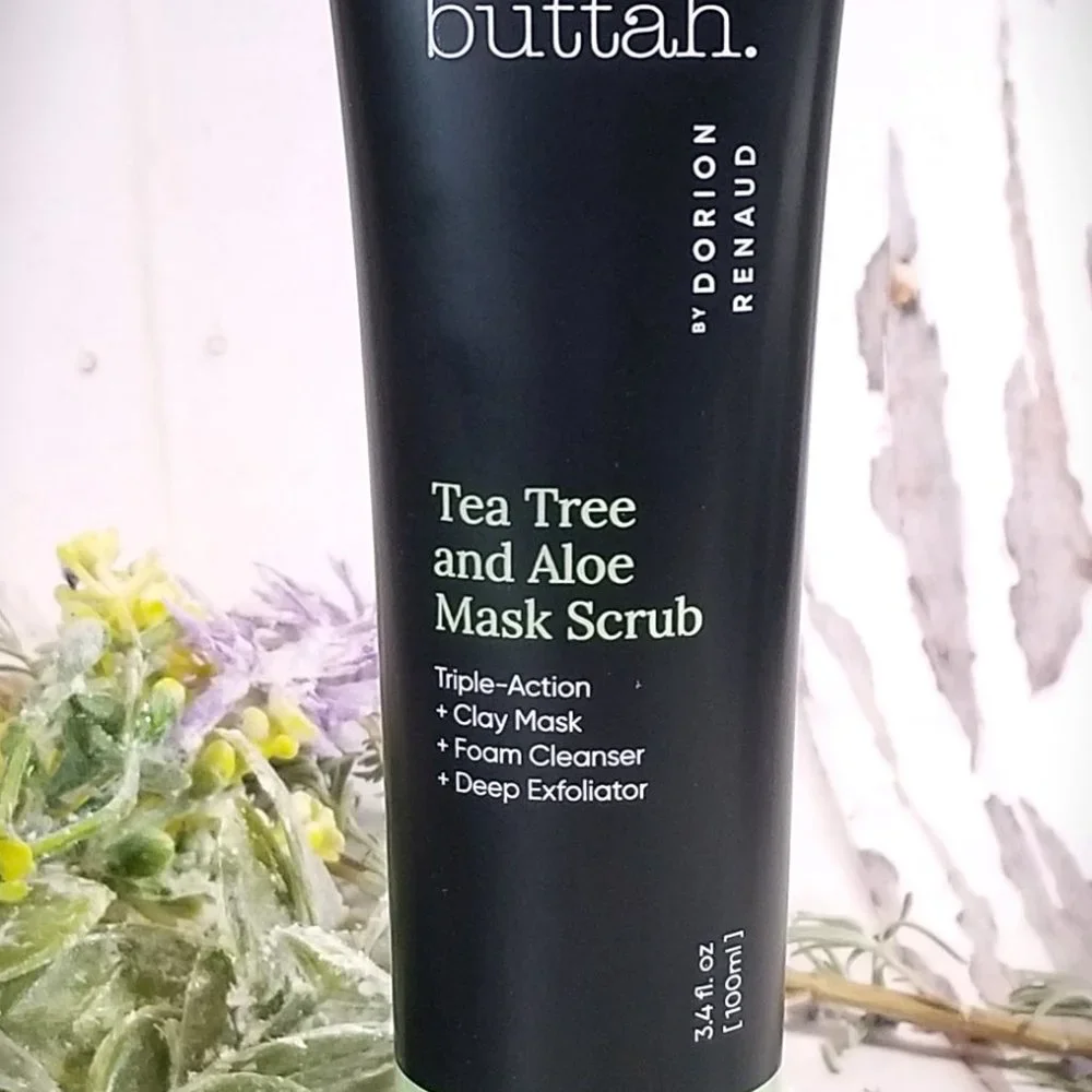Buttah by Dorion Renaud: Tea Tree and Aloe Mask Scrub - Picture 2 of 4